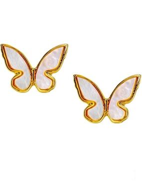 KATE SPADE NEW YORK ♠️ BUTTERFLY PEARL EARRINGS